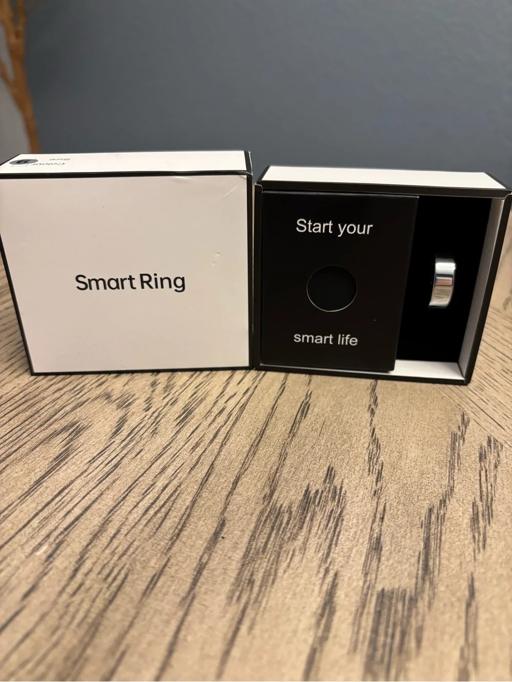 New Smart Ring with Charging Case-Size 9